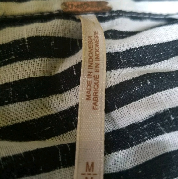 Free People Faded in the Morning Linen Dress Med - Picture 5 of 6